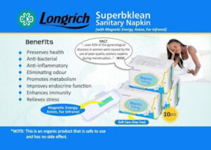 Superbklean Magnetic Sanitary Napkins (Light Flow)